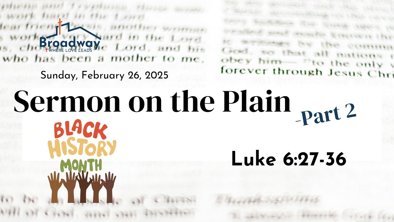 Luke 6 27 36 Sermon