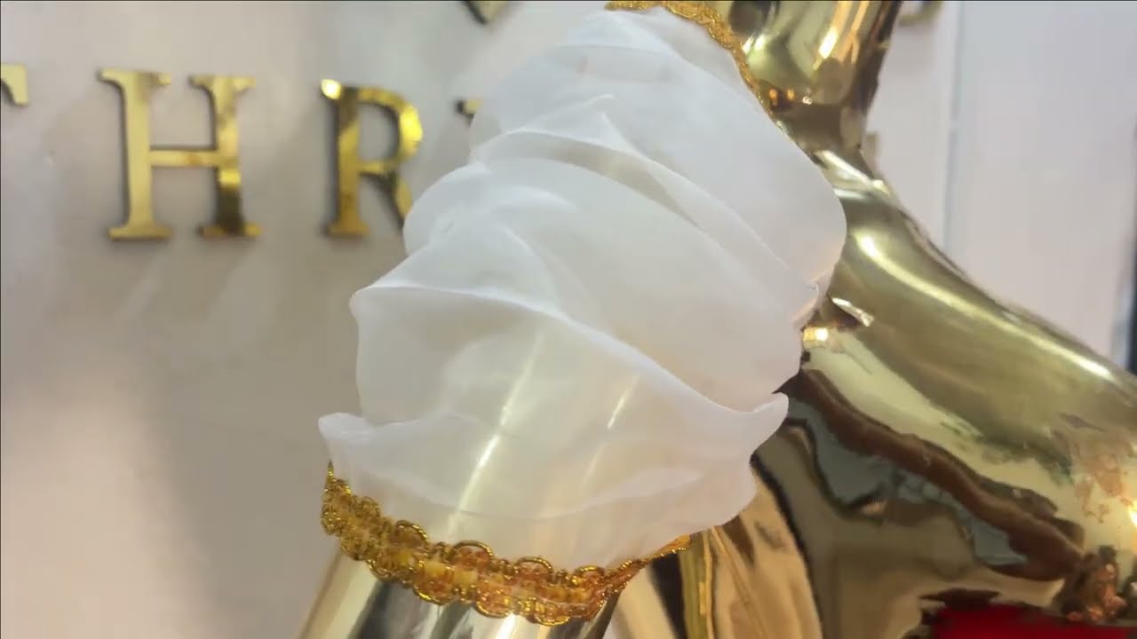 How to make a DRAPED RUFFLE SLEEVE | Trendy Sleeve Design - YouTube