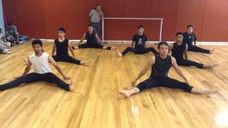 ISTD Modern Grade 4 Hip Loosening Exercise Boys