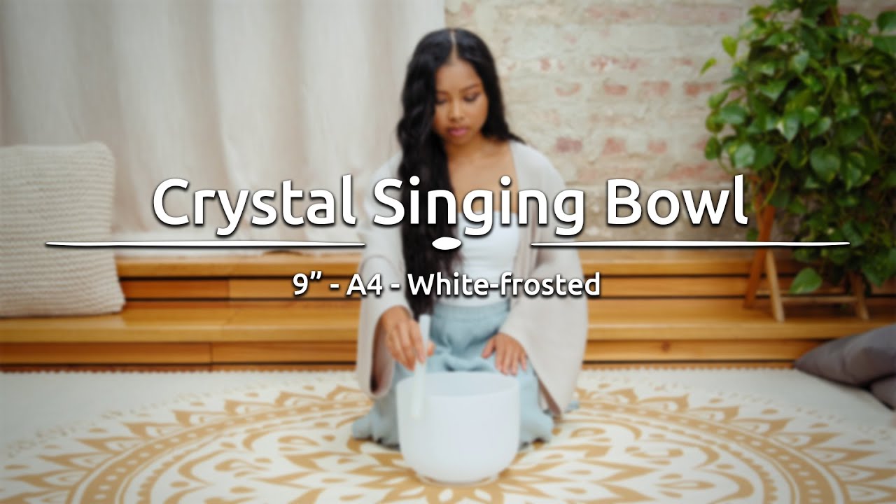 MEINL Sonic Energy Crystal Singing Bowl [Brow Chakra A4 432Hz