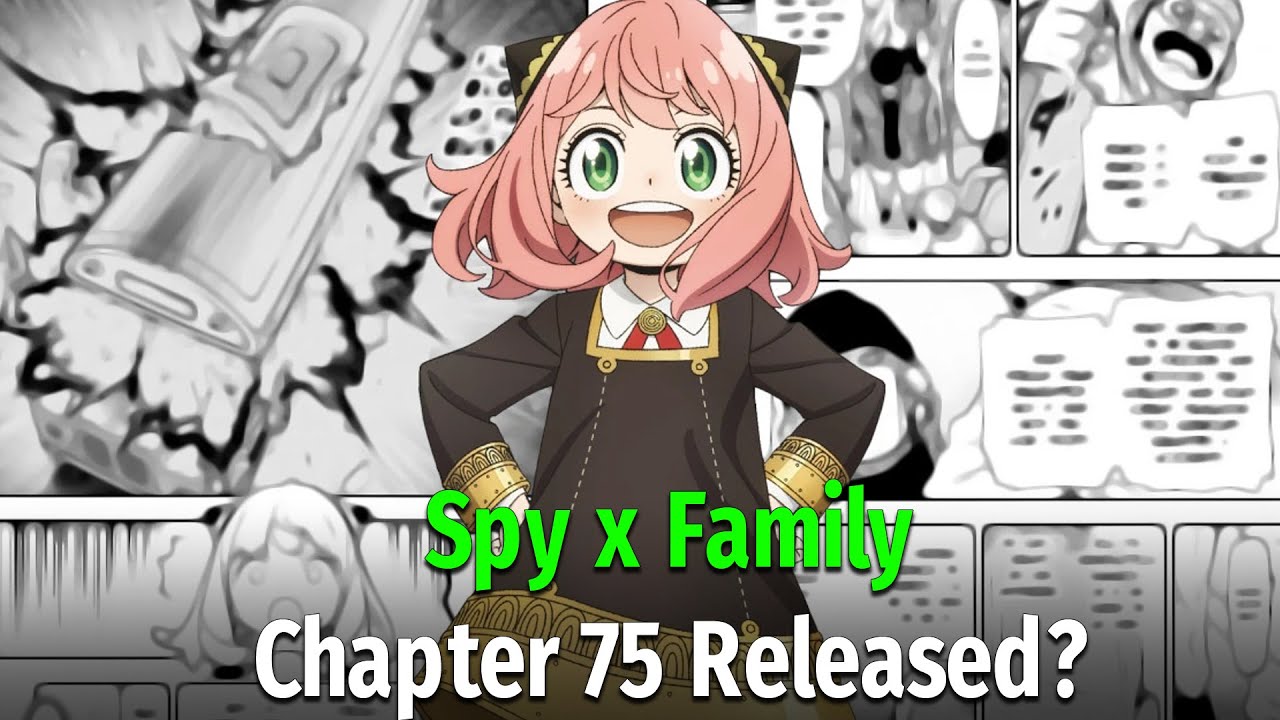 Spy x Family Chapter 75 Release Date - YouTube