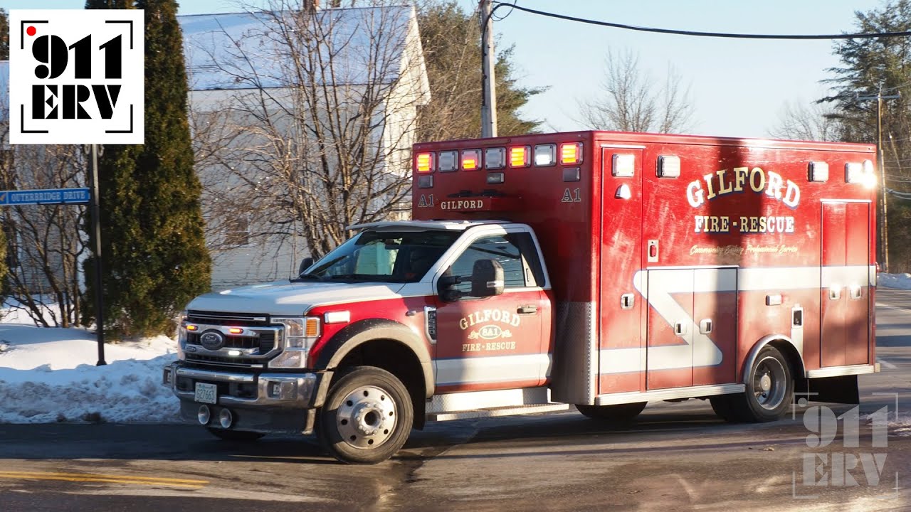 Gilford Fire Responding Ambulance 1 YouTube