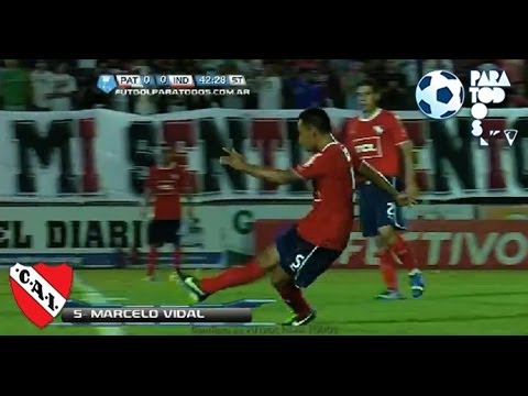 El golazo de Vidal. Patronato 0 - Independiente 1. Fecha 21, Torneo Primera B Nacional.