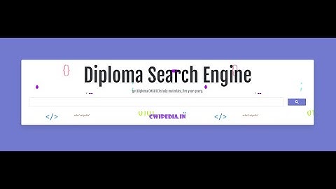 Diploma Search Engine | Download MSBTE Study Resources
