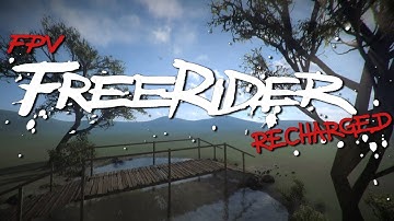 FPV Freerider Recharged - Level Editor - Duckpond Timelapse Demo Build