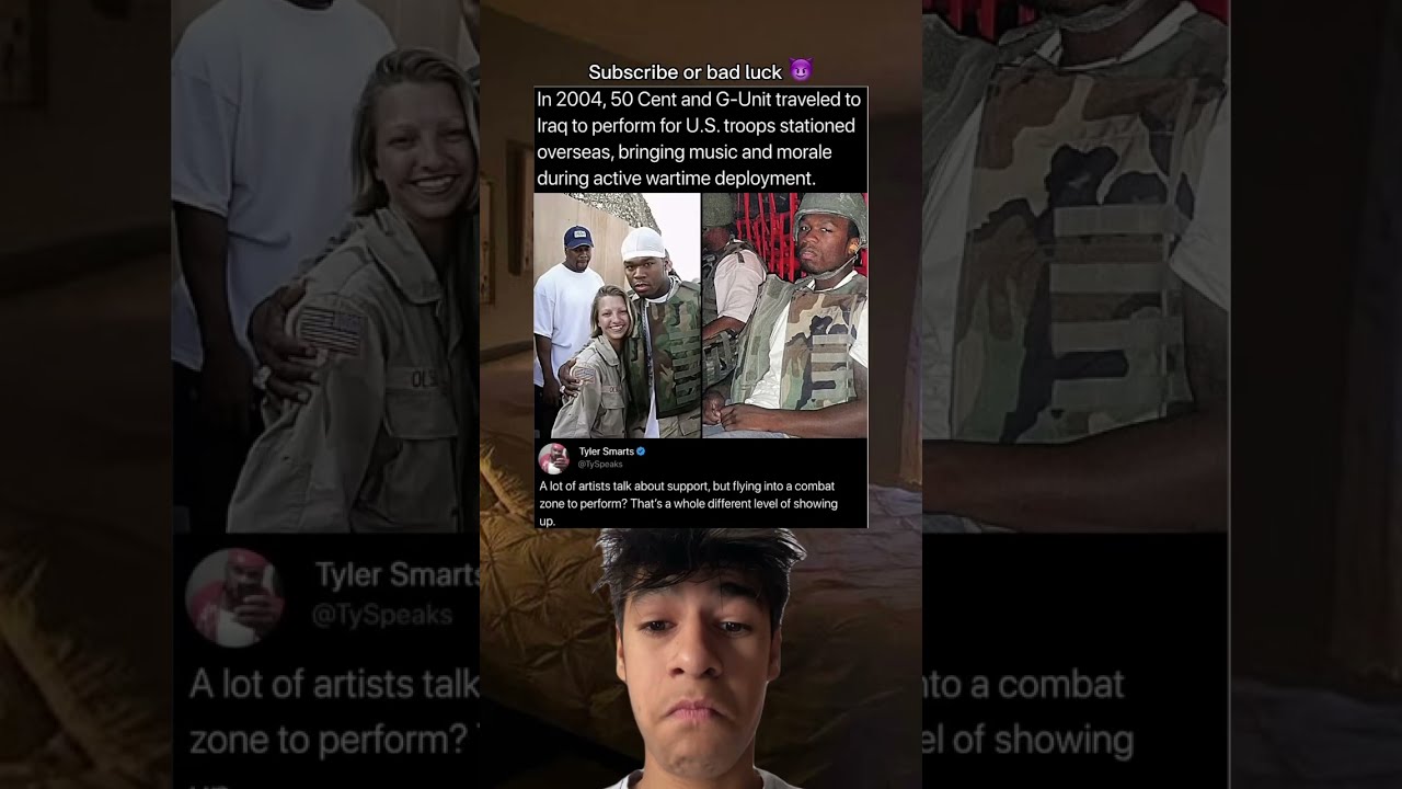 2004 50 Cent And G Unit Traveled To Iraq Perform For U S Troops Stationed Overseas Bringing