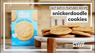 1 Mix, Endless Cookie Possibilities! Easy Cookie Recipe: Snickerdoodles