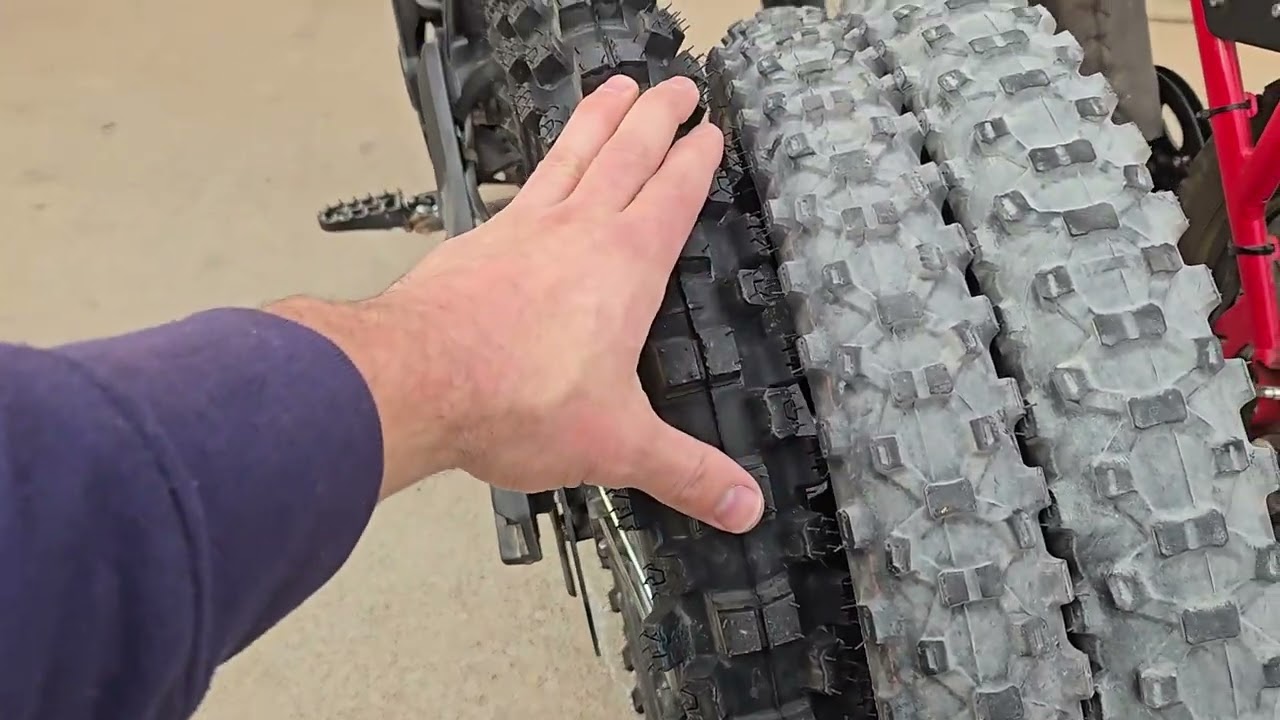 Talaria MX5 Tires Shootout! Tusk Ground wire vs Shinko 244