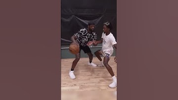 D WADE & ZAIRE spreading knowledge! #jushoop #shorts