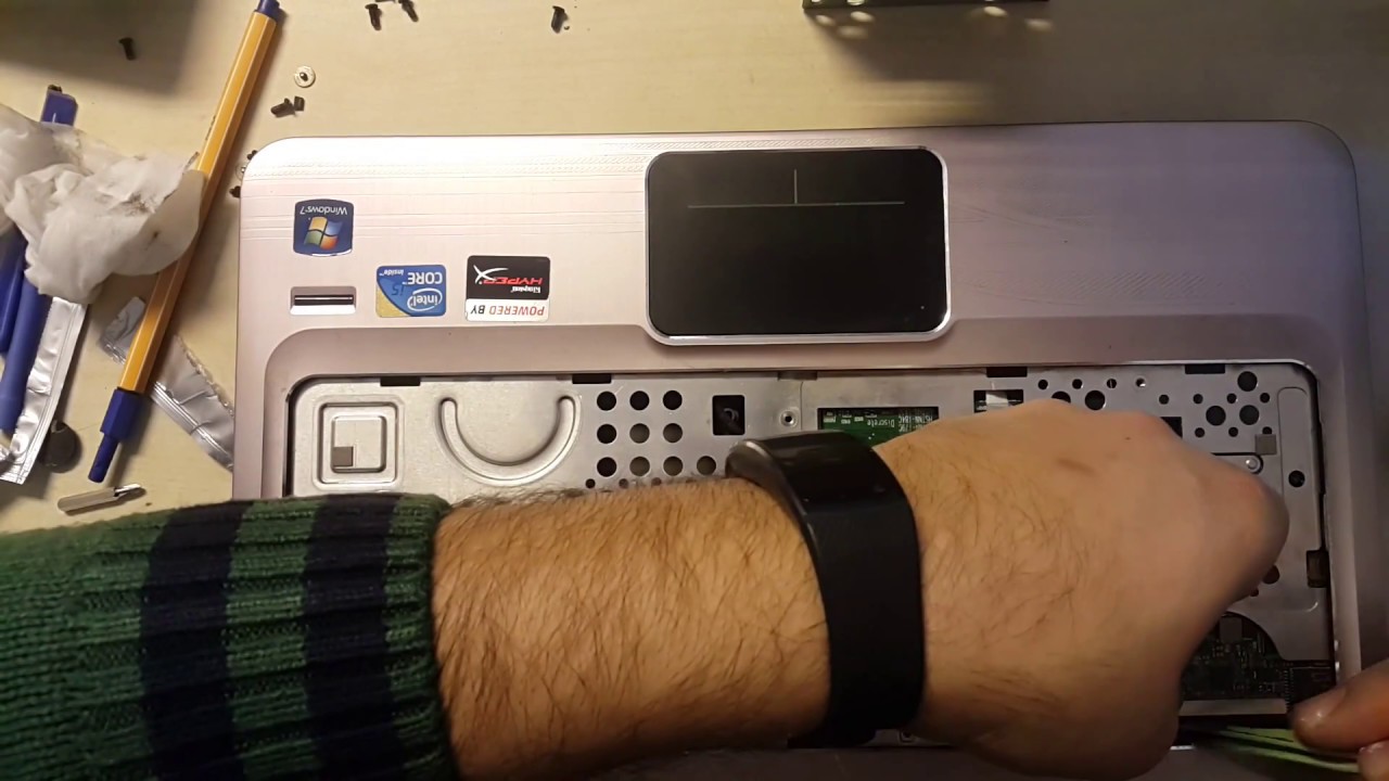 HP Pavilion DM4  CPU, HEAT SINK + FAN and THERMAL PASTE Disassembly or Replacement