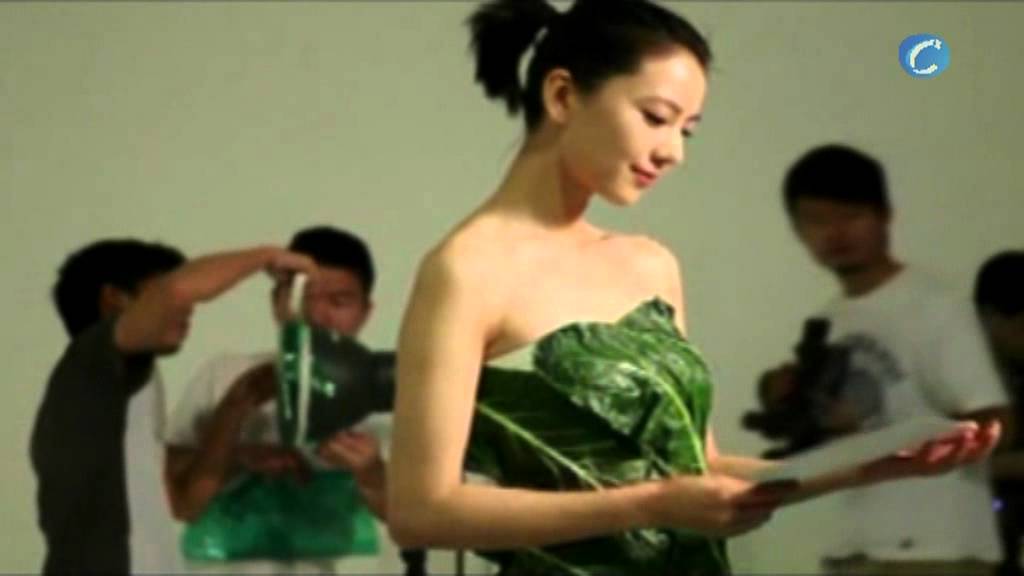 templado Detallado Viaje Un traje de lechuga para una vegetariana famosa - YouTube