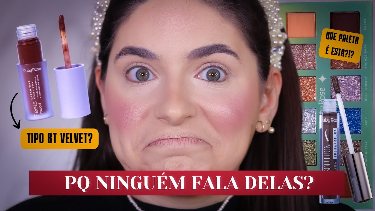 testei MAKES DESCONHECIDAS da RUBY ROSE!!!!!!