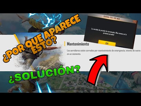 ¿POR QUE NO DEJA JUGAR FREE FIRE MAX? LA PRUEBA PARA JUGAR A TERMINADO| ¿Solución?