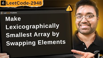 2948. Make Lexicographically Smallest Array by Swapping Elements | leetcode daily challenge | dsa