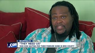 They need us. 1,000 kids waiting for their forever home in Erie County