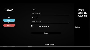 Bootstrap Login Form Example - Create Login Form Bootstrap - Bootstrap Transparent Login Form Code