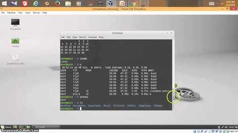Dasar perintah linux menggunakan terminal pada virtual box
