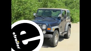 etrailer | Trailer Wiring Harness Installation - 2000 Jeep Wrangler -  YouTube