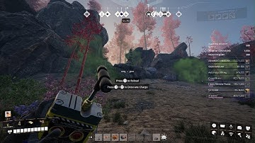 Clearing a path with Nobelisk Boom in Satisfactory