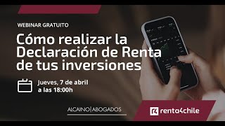 ¿Cómo realizar la Declaración de Renta de tus inversiones?