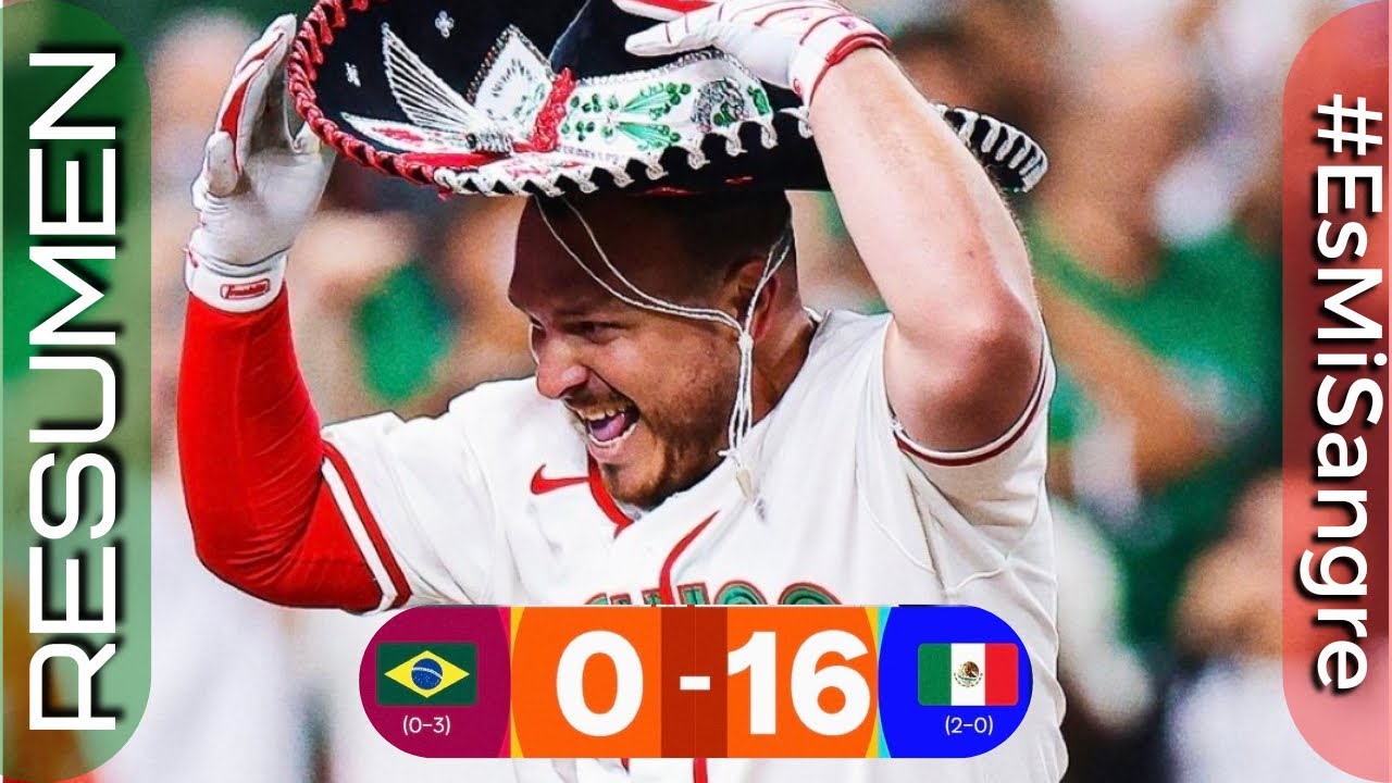 México noquea a Brasil con jonrones de Alejandro Kirk, Thomas, Durán y Julián Ornelas #EsMiSangre