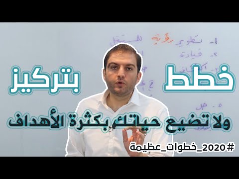 6 طرق لتخطط عامك الجديد وتحقق أهدافك هذه المرة I خطة 2021 l ثابت حجازي