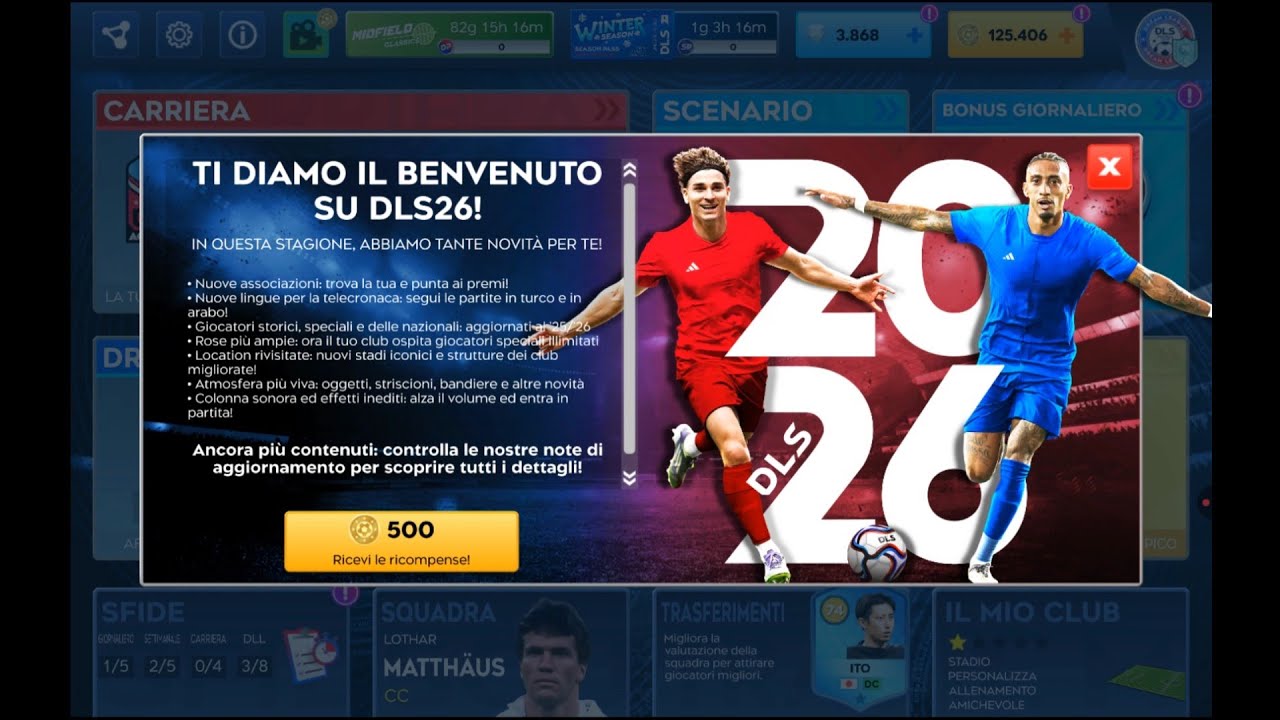 DREAM LEAGUE SOCCER 2026 UPDATE