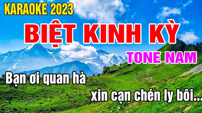 Biệt Kinh Kỳ Karaoke Tone Nam Nhạc Sống gia huy beat