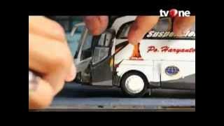 skilas produksi miniatur bis BelangBentong karoseri