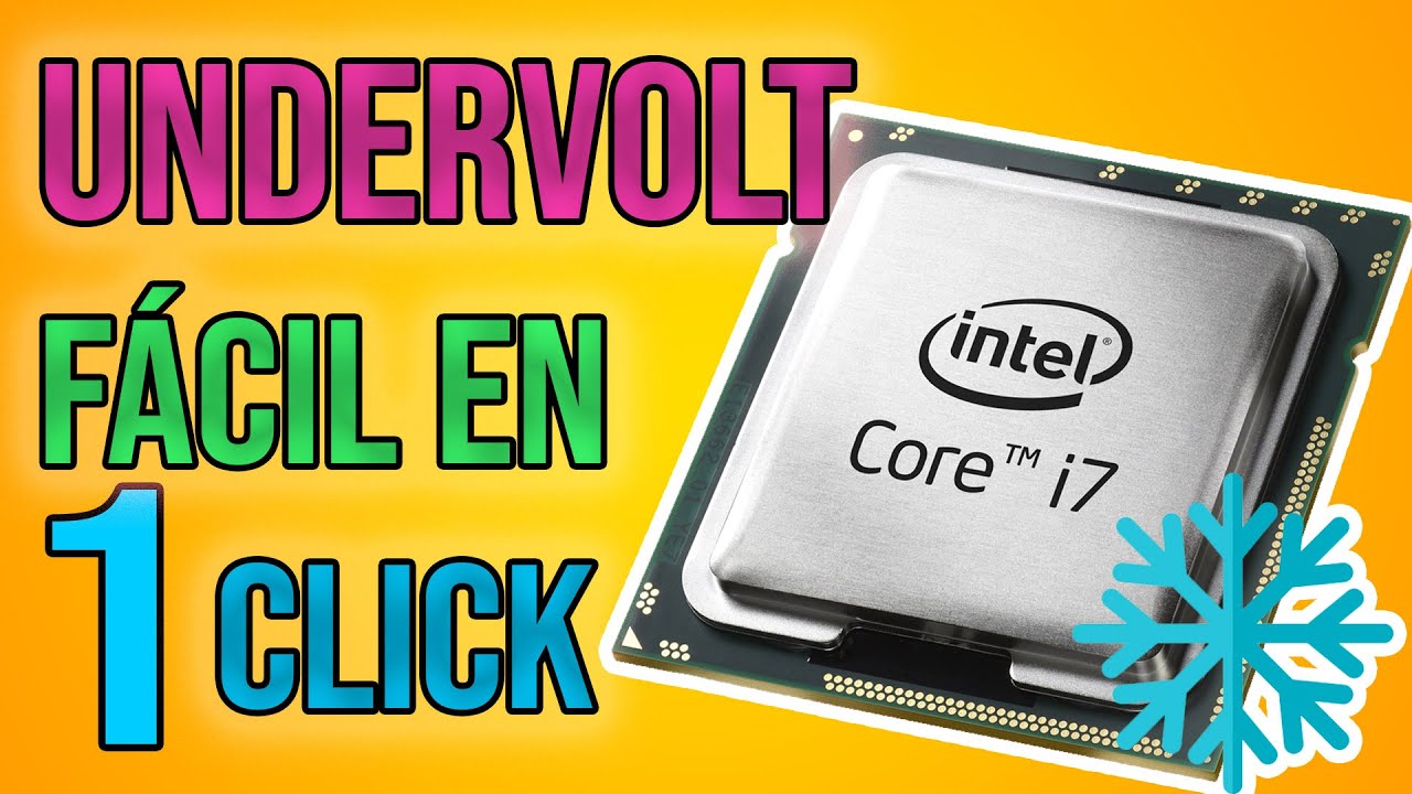 CÓMO ENFRÍAR tu CPU INTEL con UN CLICK - UNDERVOLT en SOFTWARE - ThrottleStop Tutorial Español