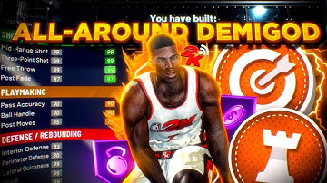 MY OFFICIAL BUILD FOR NBA 2K21! BEST DEMIGOD 2-WAY SHARPSHOOTER CAN DO EVERYTHING!
