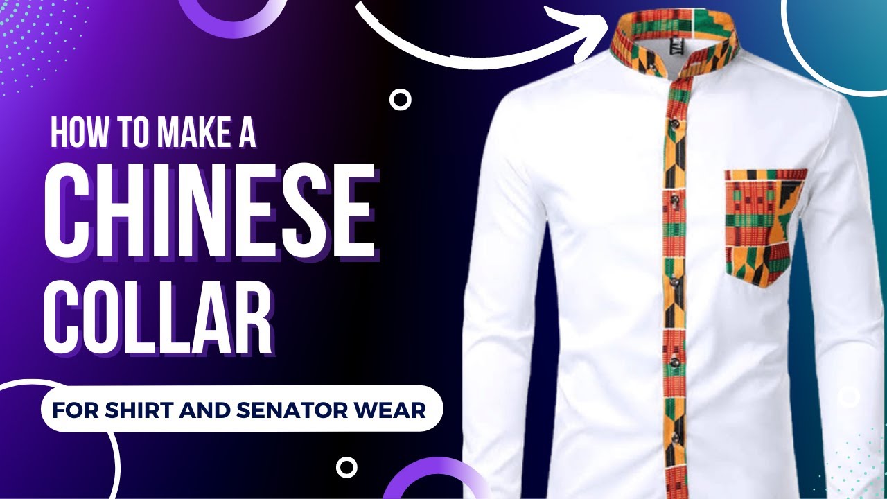 Fashion Design, Male Wears - This is a senator shirt with a collar neck