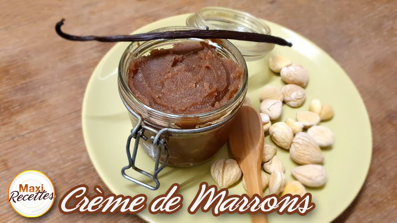 Crème de Marrons Recette Facile Fait Maison - YouTube