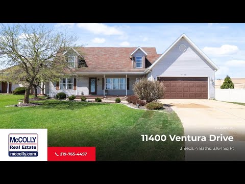 11400 Ventura Drive, St John, IN home video tour
