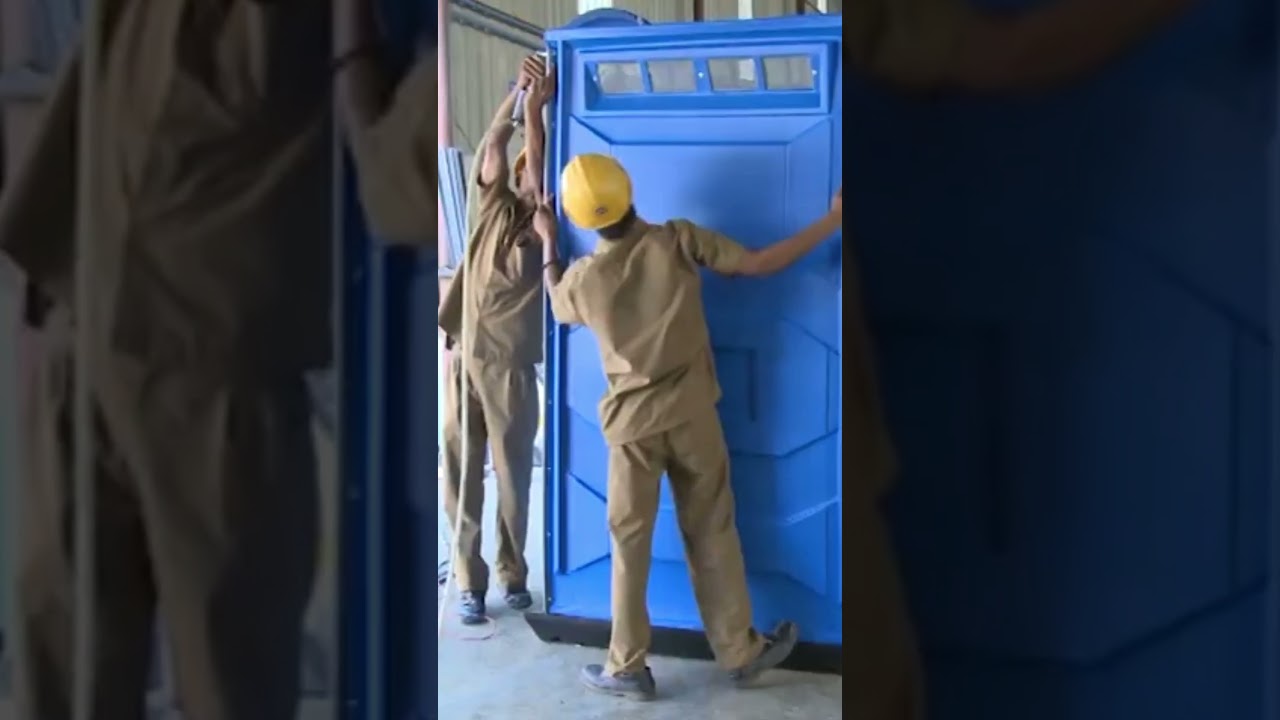 You'll be Surprised to See How Portable Toilets Are Made in Factory😱