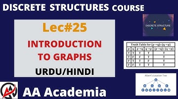 Introduction to Graphs in Urdu/Hindi | Discrete Structures | AA Academia