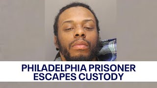Philadelphia police searching for prisoner who fled from hospital
