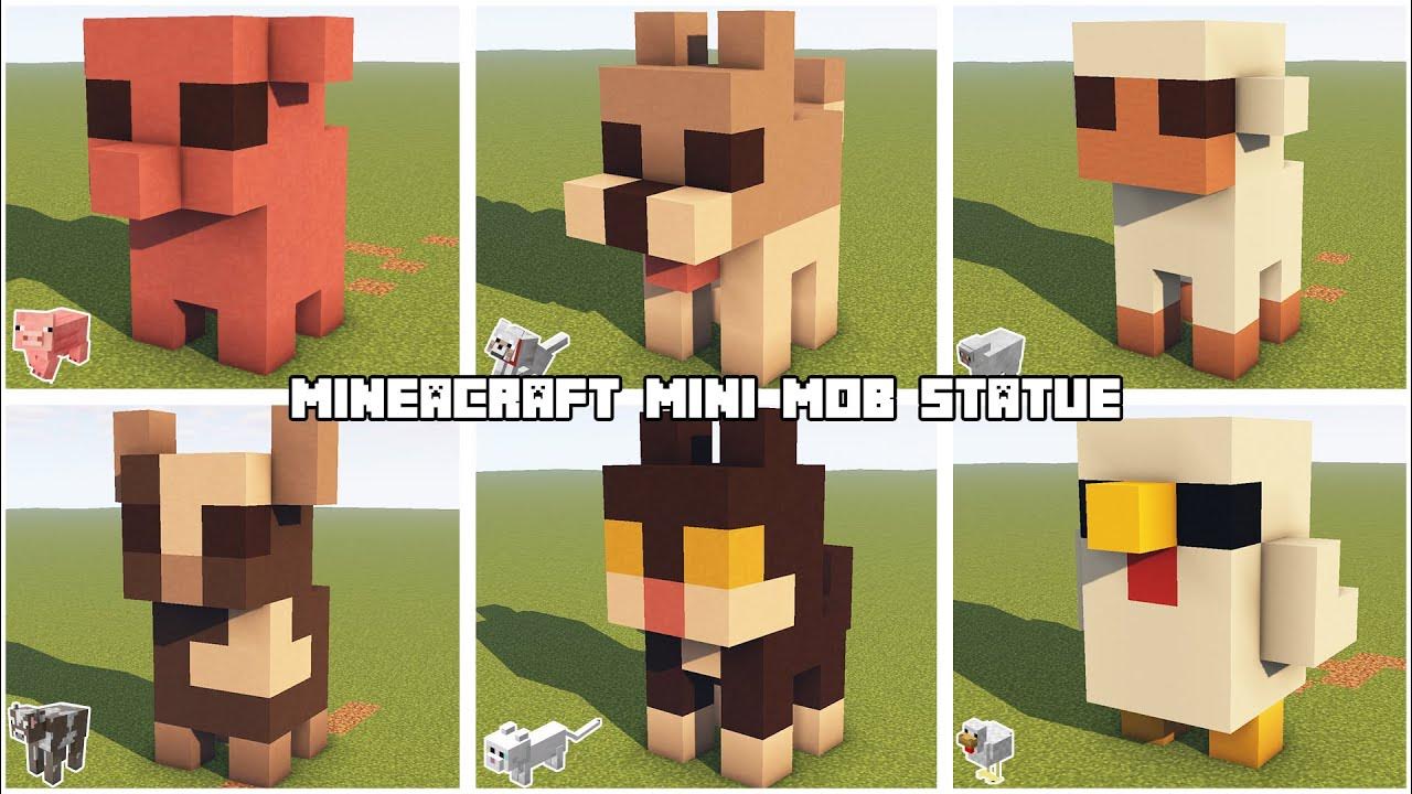 Minecraft Mini Mob Statue l Minecraft Mini Mob Heykelleri l Minecraft
