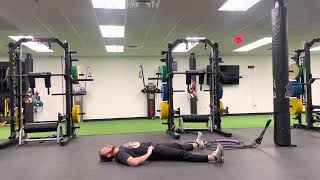 Supine Straddle Bridge