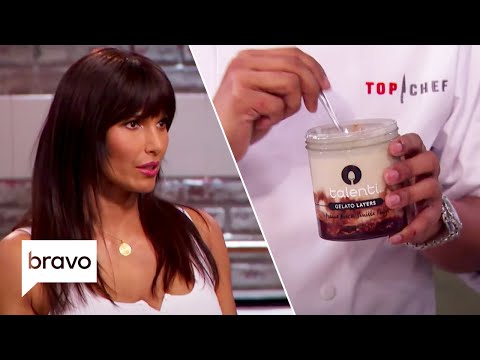 The Chefs Must Create A Layered Dessert Inspired By Talenti Gelato Top Chef Quickfire Challenge