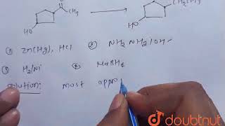 The appropriate reagent for the transformation  | CLASS 12 | ALDEHYDES AND KETONES | CHEMISTRY |...