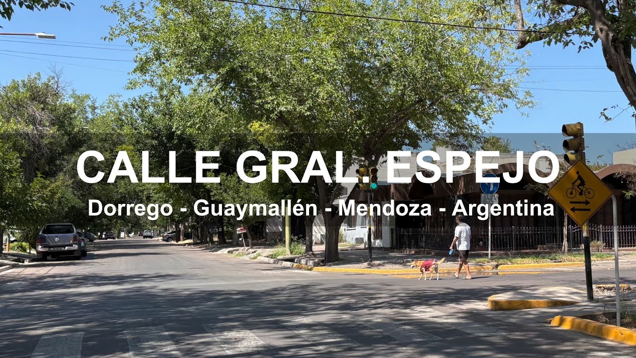 Calle General Espejo - Dorrego - Guaymallén - Mendoza - Argentina
