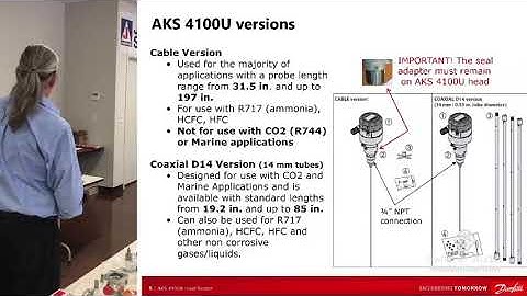 Danfoss Training: Liquid Level Sensors - Type AKS 4100U