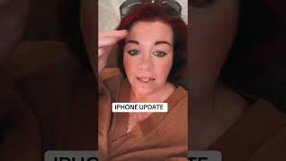 What are your thoughts on the new iPhone update? And what should I know about that maybe I missed?