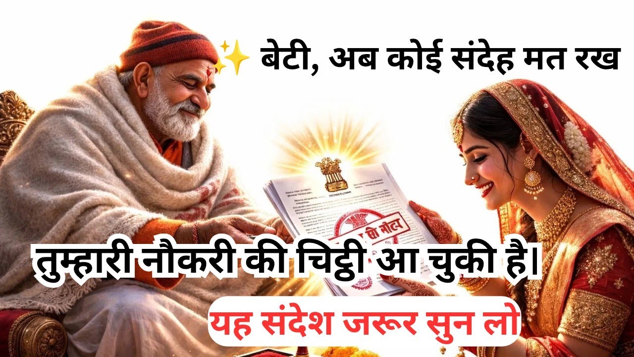 बेटी, अब कोई संदेह मत रख | नौकरी की चिट्ठी आ गई है | बाबा का दिव्य संदेश 🙏✨