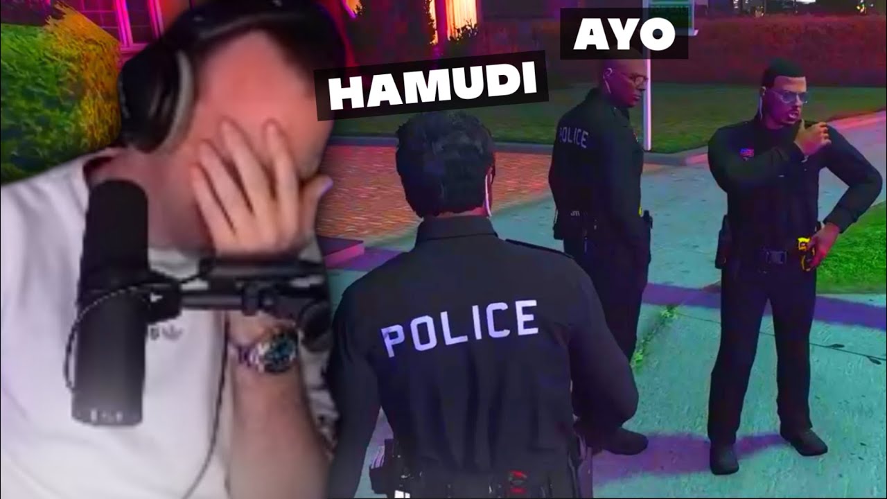 HAMUDI und AYO auf STREIFE als COPS in GTA RP | FamilyLife