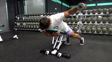 Lateral Raise - Prone - 15° Incline - DB - Neutral - One-Arm