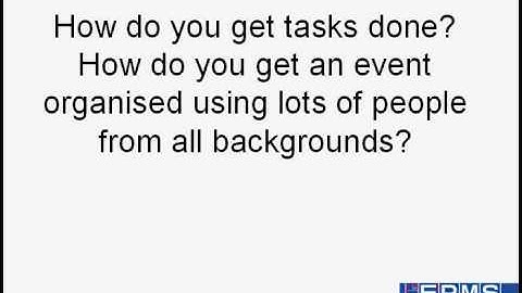 Delegation of tasks for event management