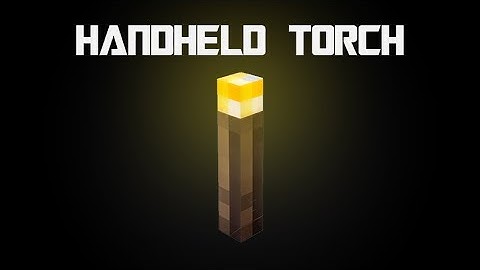 Torch That Lights Up When Held! (Vanilla Minecraft)