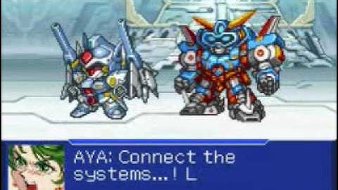 GBA Super Robot Taisen Original Generation 2 Team SRX/R-Gun All Attacks